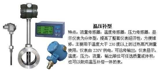 一體化渦街流量計溫壓補(bǔ)償型產(chǎn)品特點(diǎn)圖